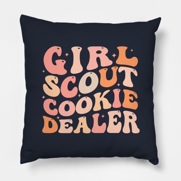 girl scout cookie dealer Pillow by TheDesignDepot