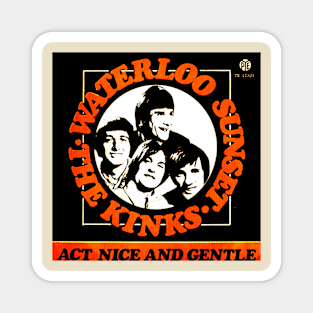 Waterloo Sunset Classic Throwback Design 1967 Magnet