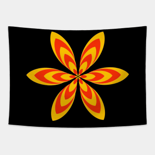 Abstract Flower - Graphic - geometric Design Tapestry