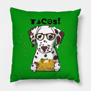 Dalmatian Tacos Pillow