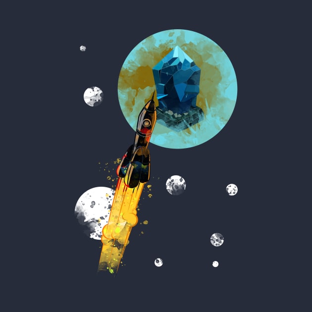 Up To The Moon : Lisk Edition by CryptoTextile