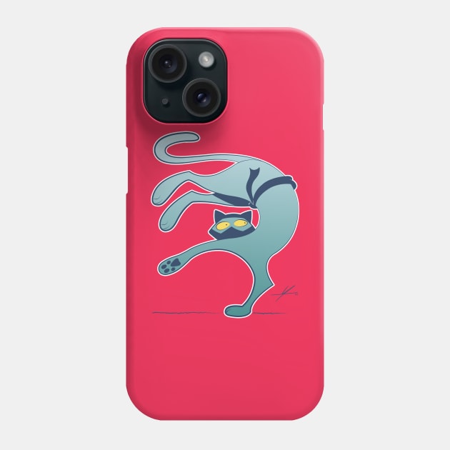 NinGato The Ninja Cat by IAMO Phone Case by IAMO