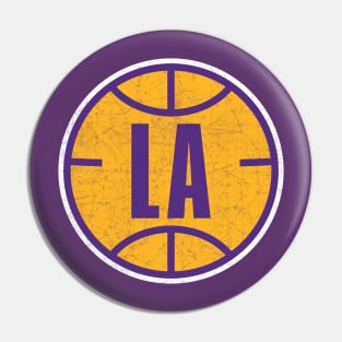 Los Angeles Vintage Basketball Pin