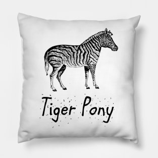 Tiger Pony Pillow