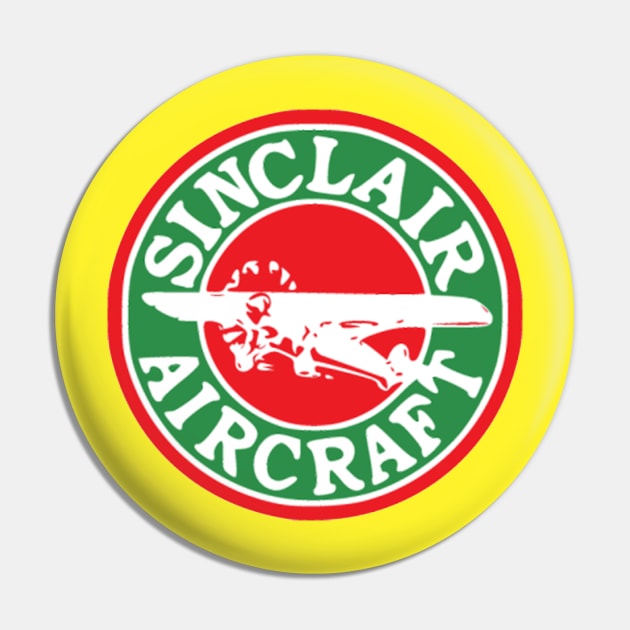 Vintage Sinclair Logo Pin by puspadwioctalia