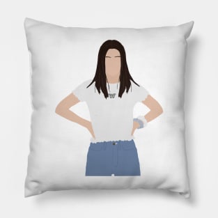 Charli Damelio Drawing Pillow