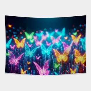 A bed of butterflies Tapestry