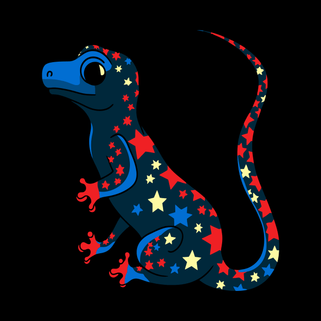 Patriotic Salamander by JH Mart