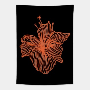 Amaryllis Flower Tapestry