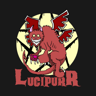 Lucipurr, the Fallen Angelic Demon Cat T-Shirt