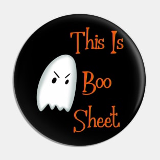 This Is Boo Sheet Pin