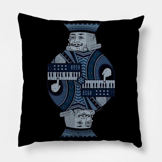 Synthesizer King Pillow by Mewzeek_T