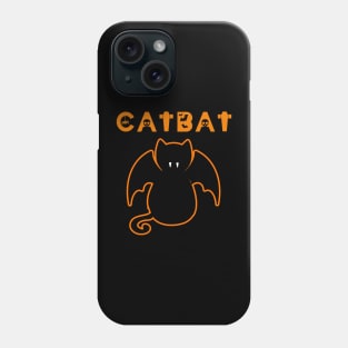 Funny Gifts for Halloween CatBat Phone Case