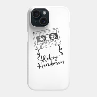 Good Vibes Rickey Henderson // Retro Ribbon Cass Phone Case