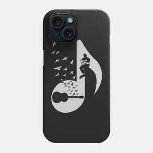 Musical note - Acoustic Guitar Phone Case