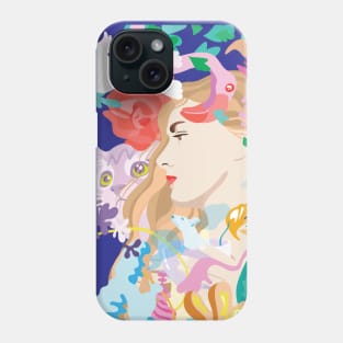 retro classic Alice in Wonder Garden Phone Case