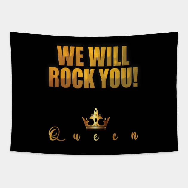 We Will Rock You! Tapestry by armando1965