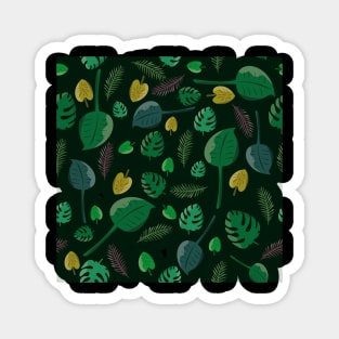 Jungle Leaf Pattern Magnet