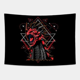 dragon angry Tapestry