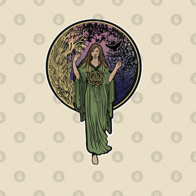 Nouveau forest goddess by Mystic Groove Goods