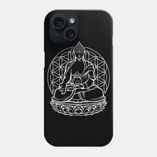 Medicine Buddha Sacred Geometry Phone Case