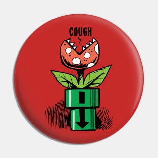 Cartoon Plant Cough Pin