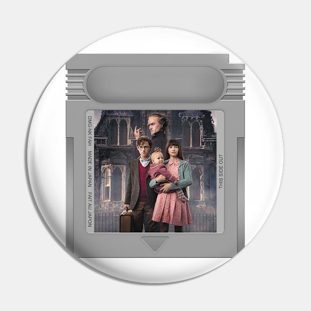 A Series of Unfortunate Events Game Cartridge Pin by PopCarts