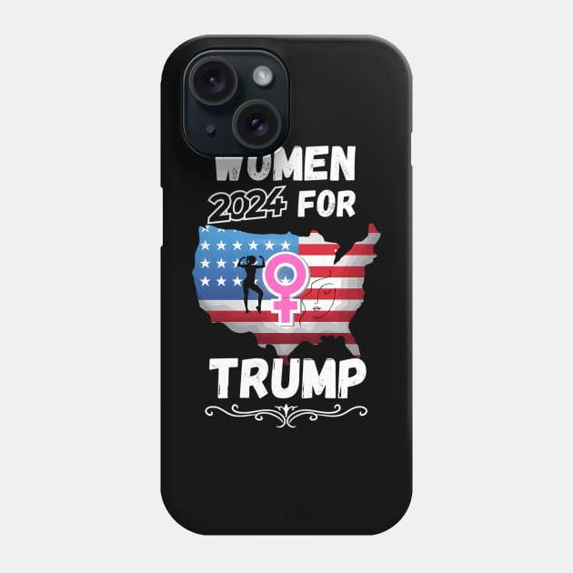 Women For Donald Trump 2024 Phone Case by OrigamiOasis