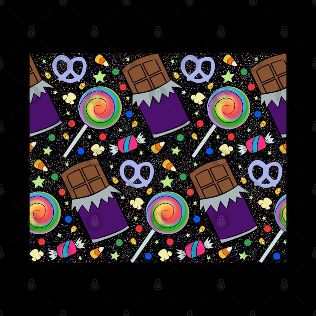 Halloween Treats Pattern - Offset by K-Tee's CreeativeWorks