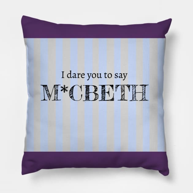 Theater Design Pillow by Broadway Shirts 