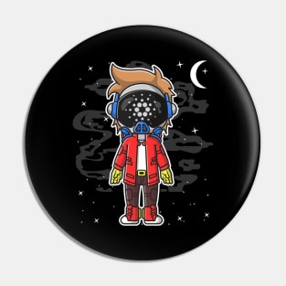 Hiphop Astronaut Cardano Crypto ADA Coin To The Moon Token Cryptocurrency Wallet Cardano HODL Birthday Gift For Men Women Kids Pin