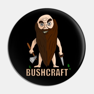 Bushcraft Beard Man Nature Pin