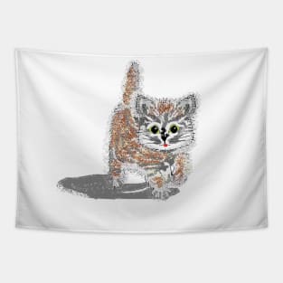 small kitten Tapestry