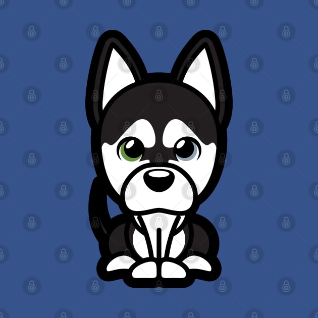 Alaskan Klee Kai Tooniefied by Tooniefied