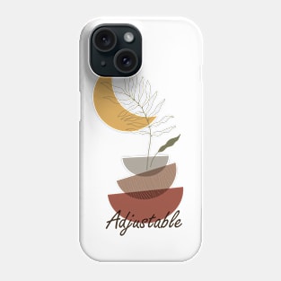 Adjustable Botanical Boho Leaf, inspirational meanings Phone Case