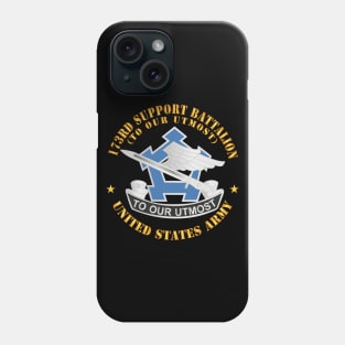 173rd Support Battalion - To Our Utmost - US Army - DUI  X 300 Phone Case