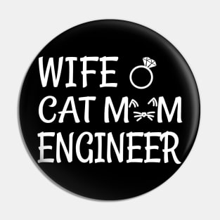 wife cat mom engineer Pin