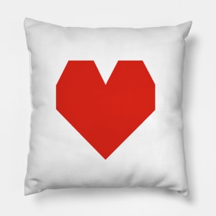 Geometric Heart Pillow