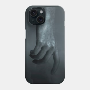 Hand Abstract Digital Artwork Photography Black and White Phone Case