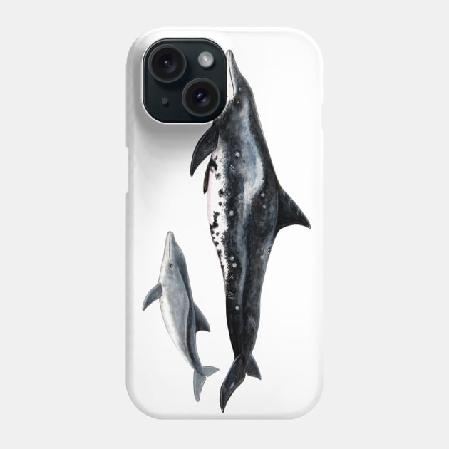 Rough-toothed dolphin Phone Case by chloeyzoard