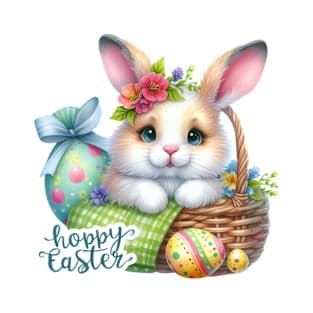 Hoppy Easter Bunny Basket T-Shirt