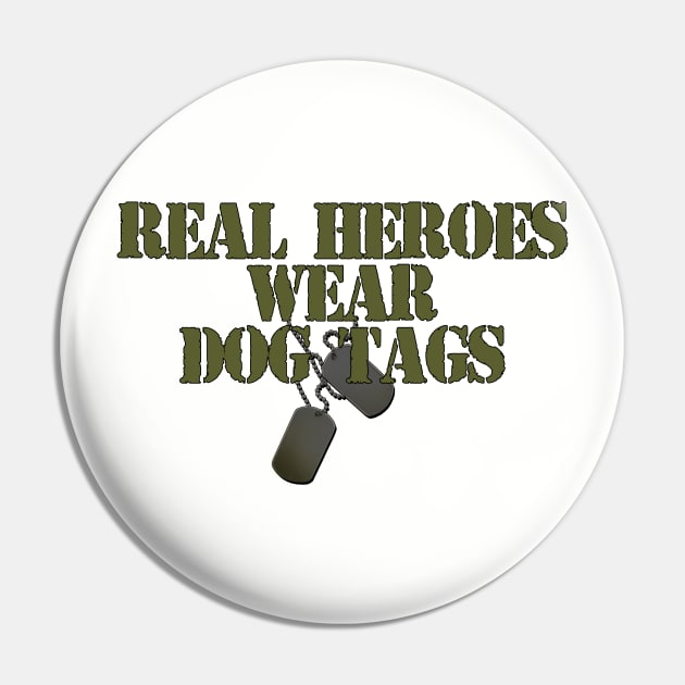 Real Heroes Pin by MonarchGraphics