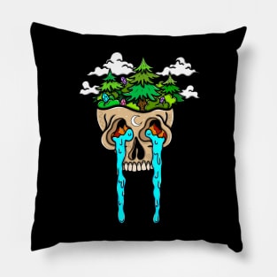 Nature skull Pillow