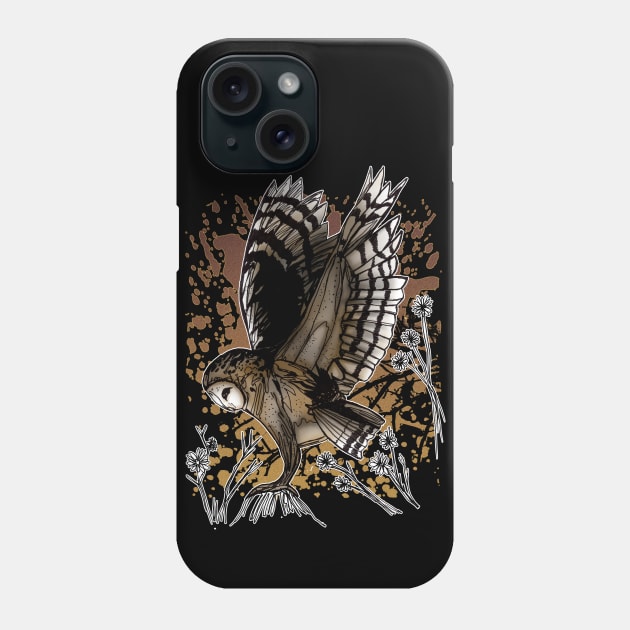 Barn Owl Stance Phone Case by adamzworld