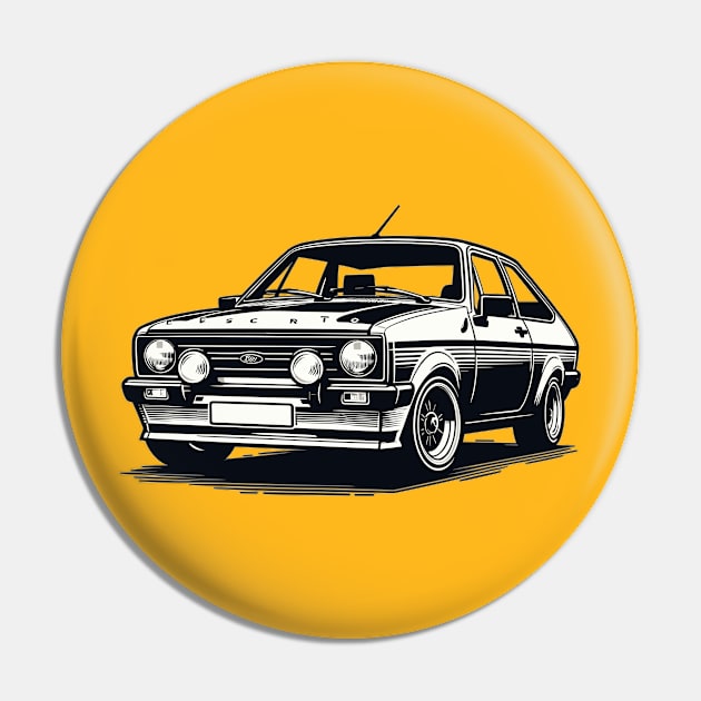 Ford Escort Pin by Vehicles-Art