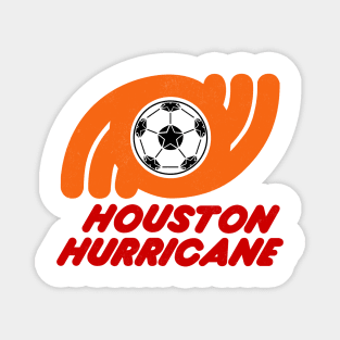 Retro Houston Hurricane Soccer Magnet