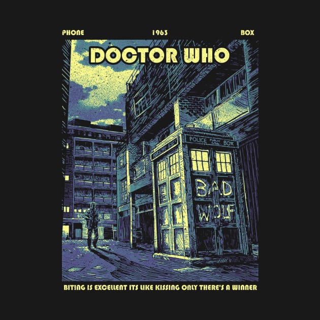 Doctor Who Night Vibe Retro by Joker Keder