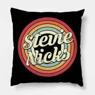 Stevie Proud Name Retro Rainbow Tribute Pillow