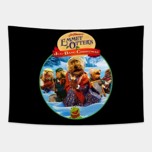 Funny Emmet Otters Jug Band Christmas Vintage Tapestry