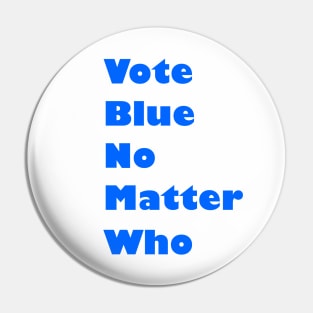 Vote Blue Pin